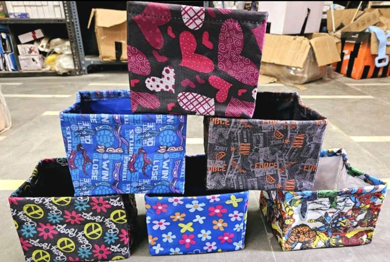 Small Storage Boxes 4 Qty