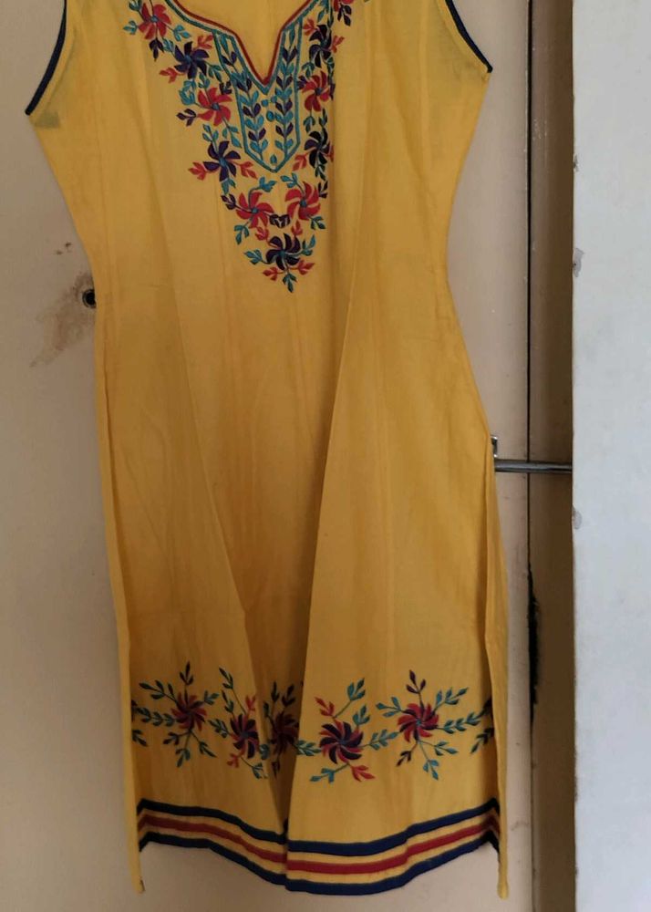 Embroidery Anarkali kurti