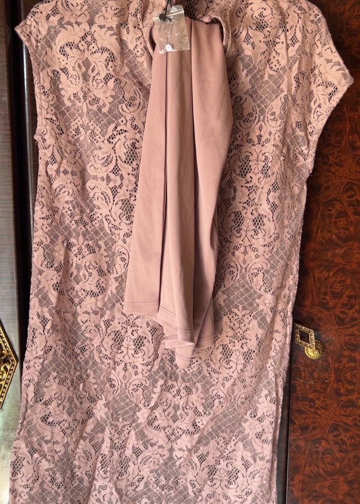 Elegant Lace dress with cami