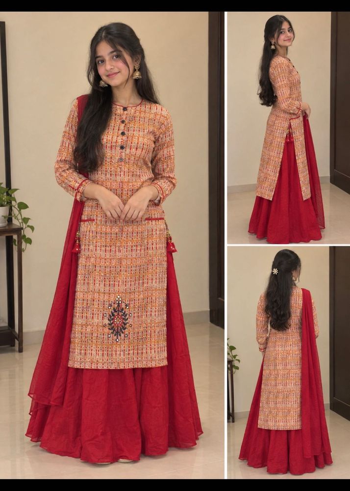 Ethnic Kurta and Palazzo Set