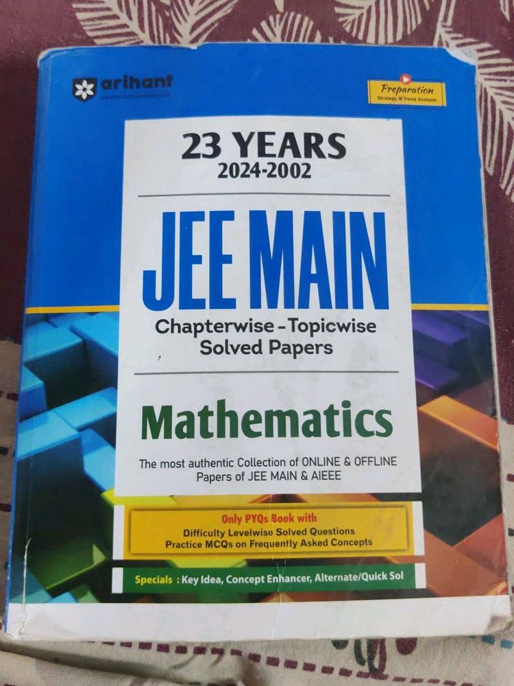 JEE Main Mathematics Chapterwise Solved Papers