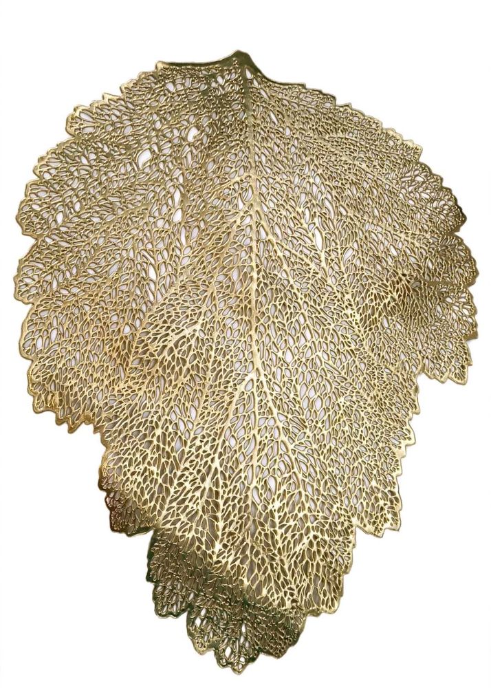 SALE🆕Elegant Gold Leaf table mats (Set of 6)
