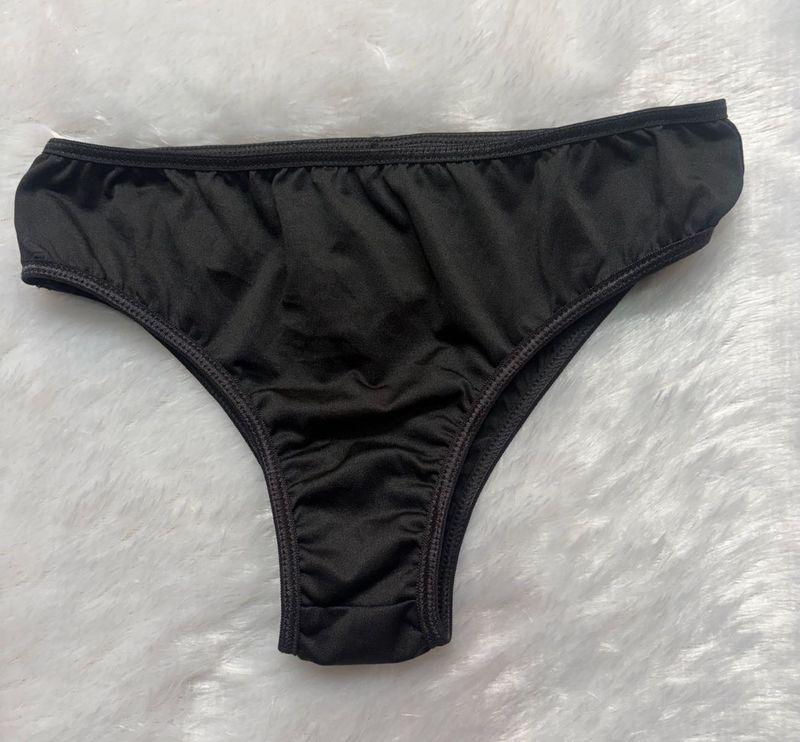 Women's Black Thong Underwear