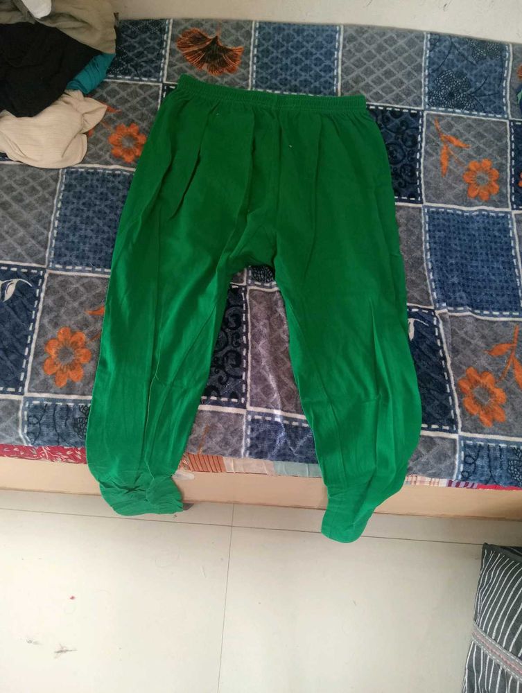 Green Ethnic Palazzo Pants