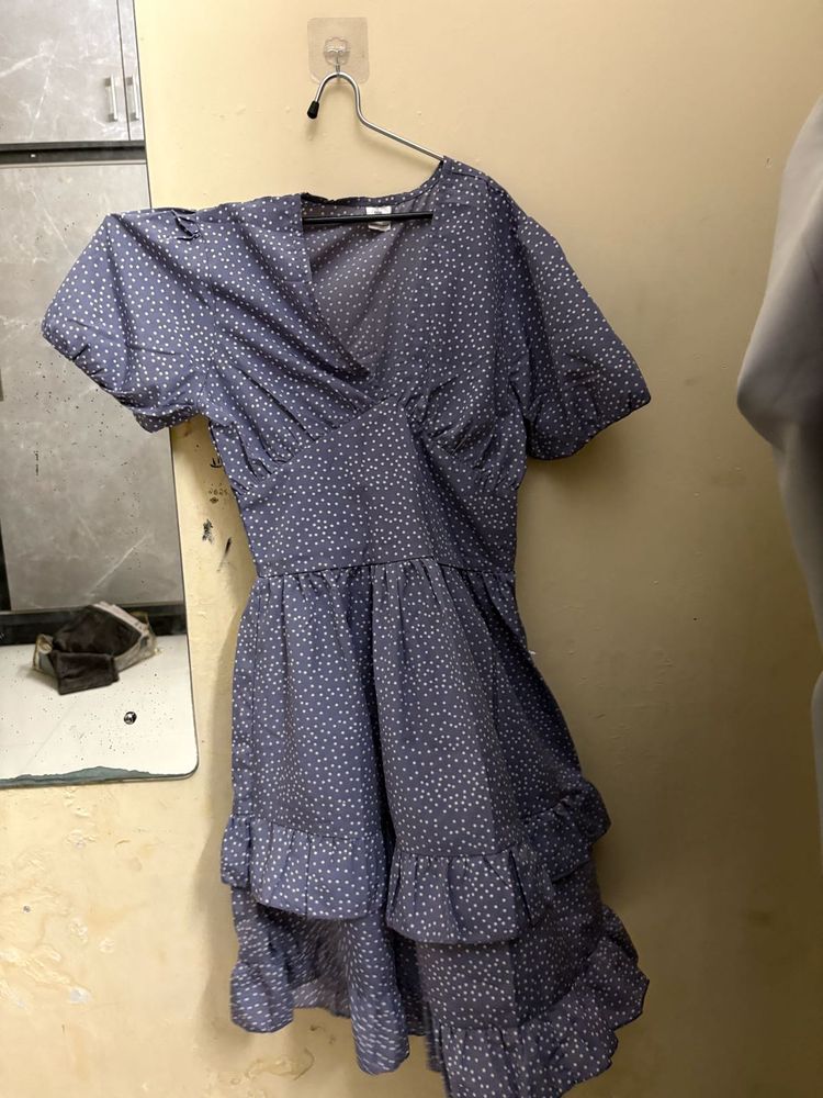 Cute Polka Dot Ruffle Dress