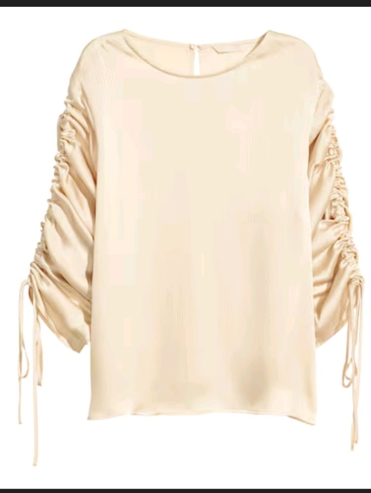 H&amp;M Drawstring Blouse
