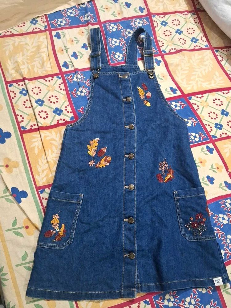Denim Overall Dress