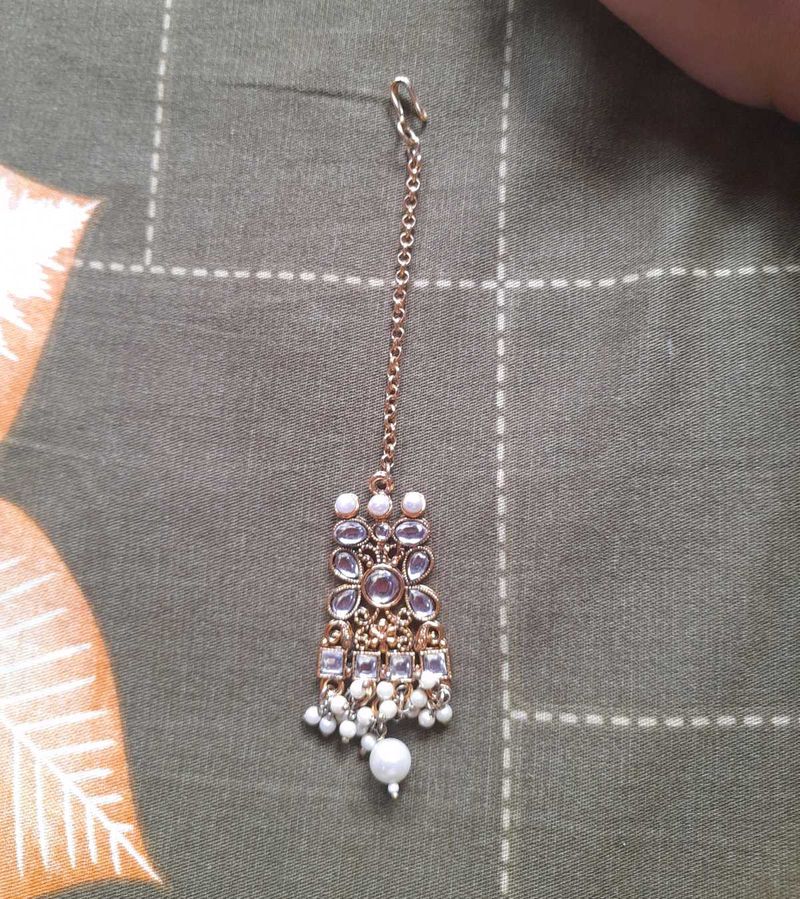 BRIDAL KUNDAN MAANGTIKA ❤️