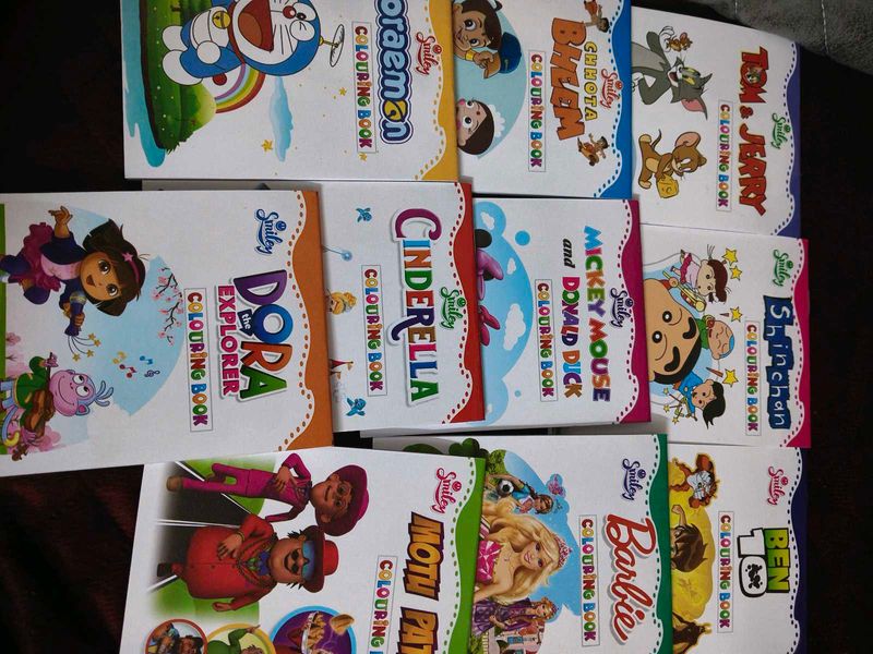 Smiley Kids Colouring Book Collection