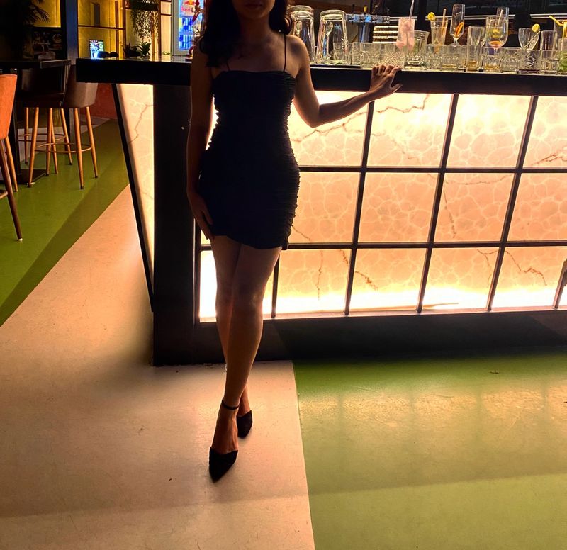 Black Urbanic  Bodycon Dress