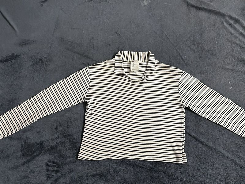 Striped Long Sleeve Top