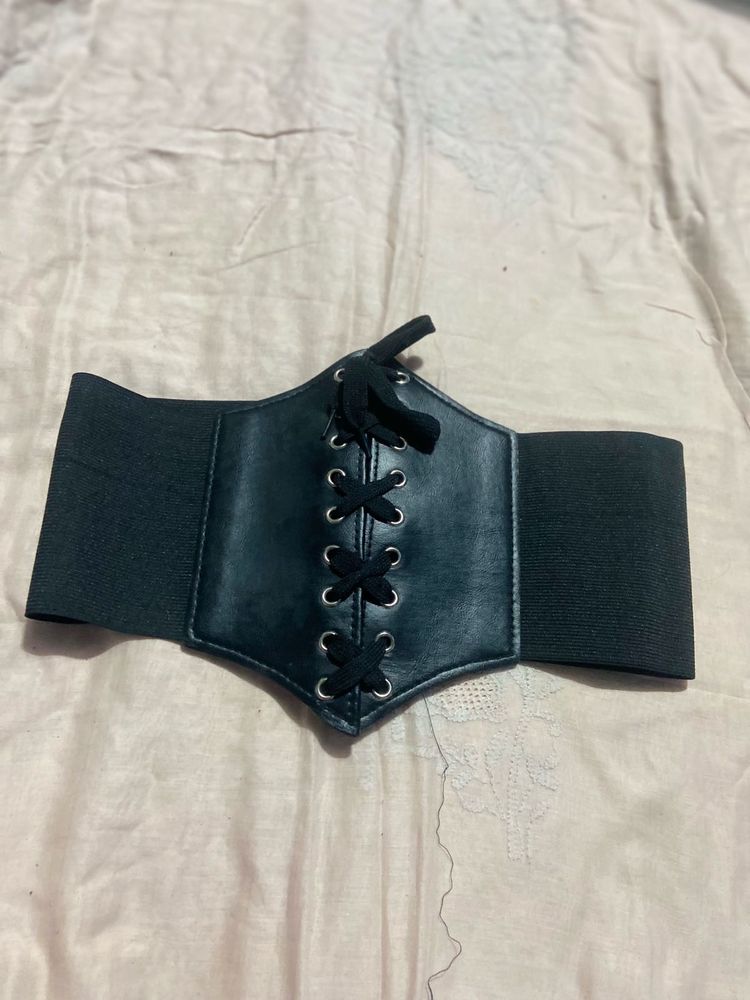 Lace-Up Corset Belt