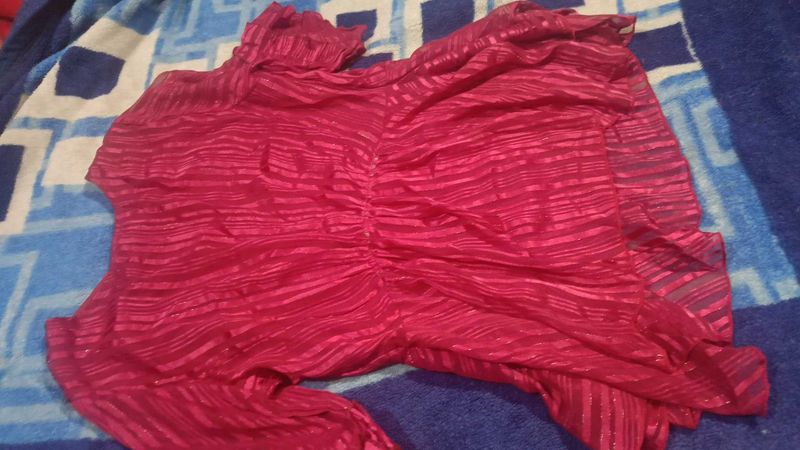 Stripped Pink Top