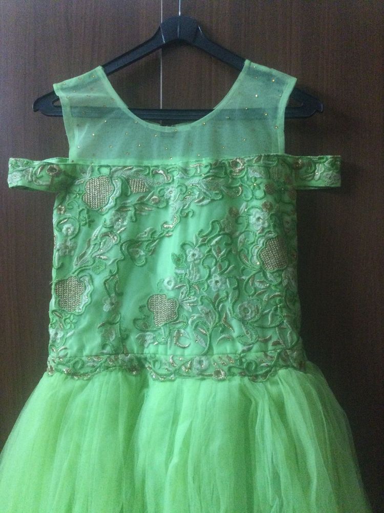 Green Long Gown
