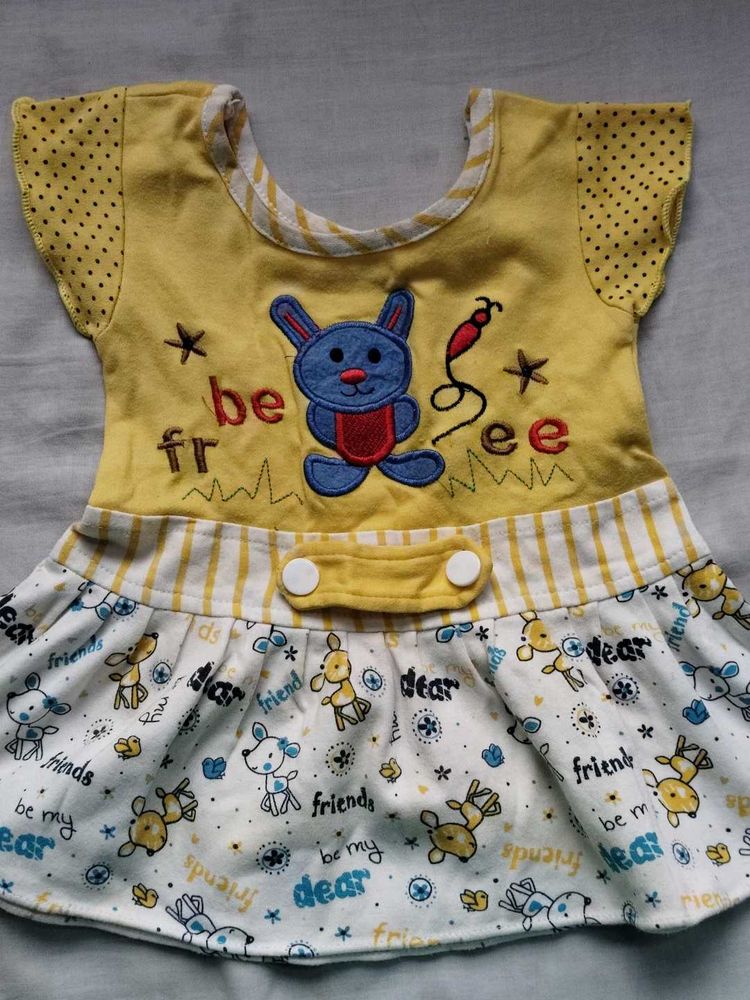 Cute Yellow Baby Dress