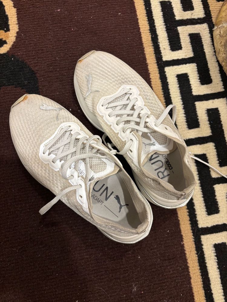 Puma White Running Shoes