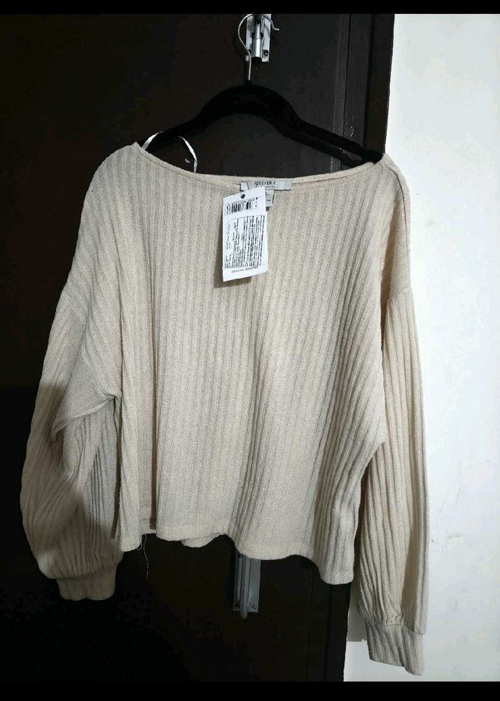 Forever 21 Cozy Ribbed Knit Sweater