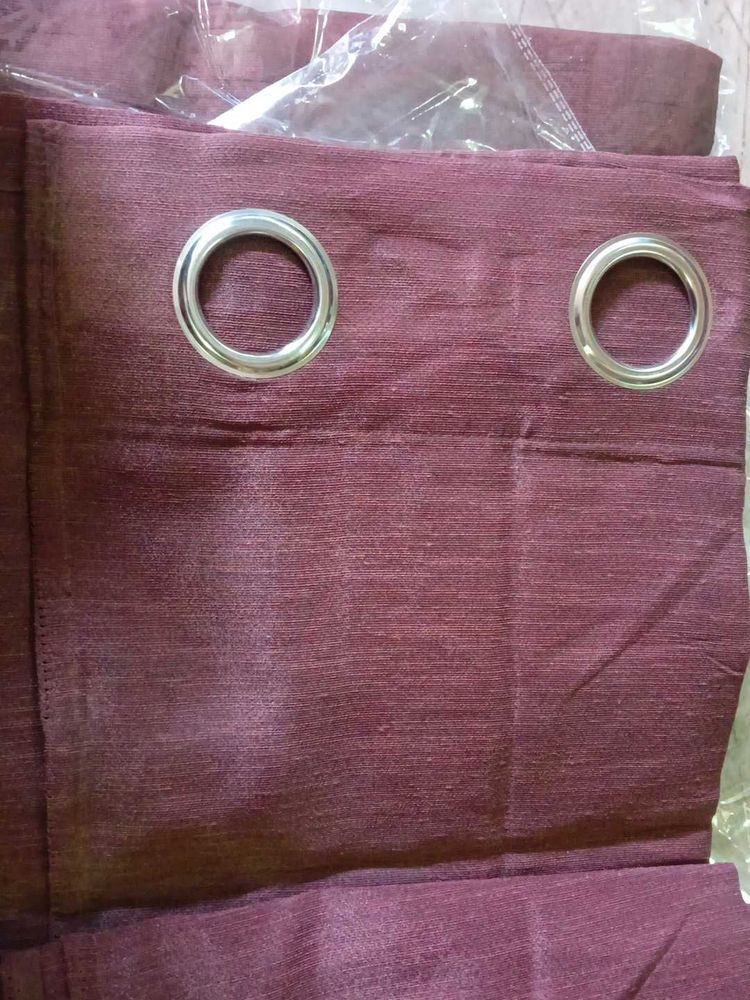 Stylish Maroon Curtain Pack of 2