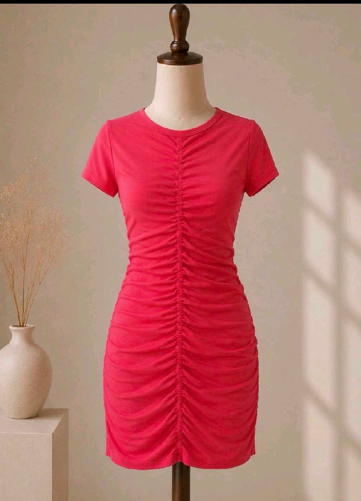 Ruched Bodycon Dress