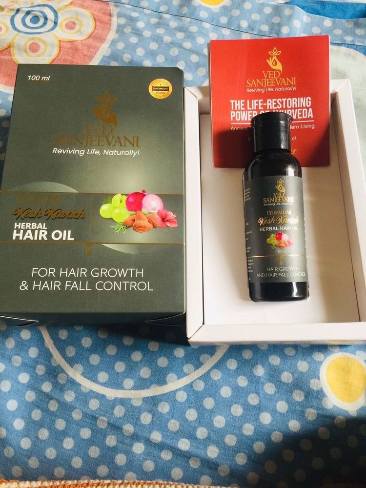 Ved Sanjeevani Premium Kesh Kanchan Herbal HairOil