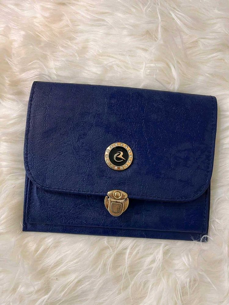 Navy Blue Clutch Bag