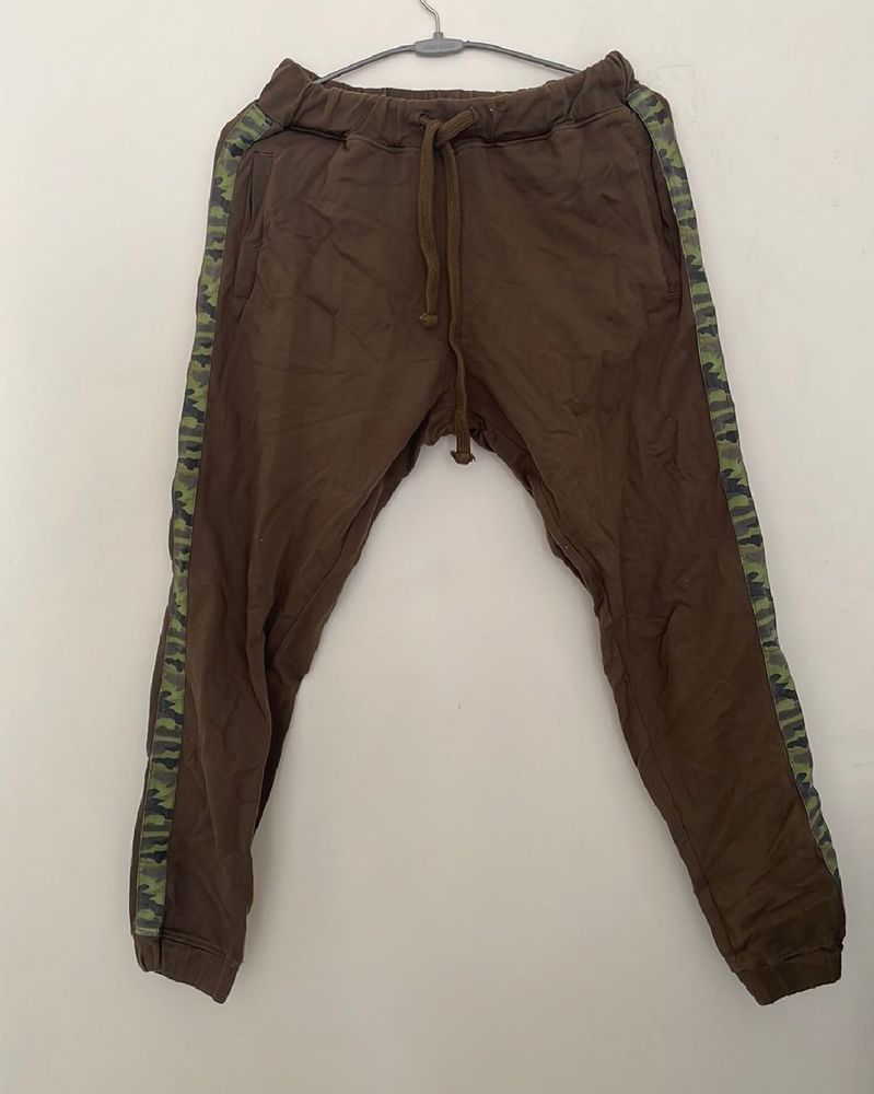 Olive Stripe Joggers