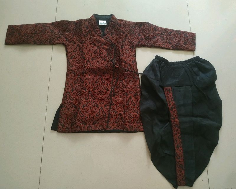 Ethnic Indian Kurta Dhoti Set