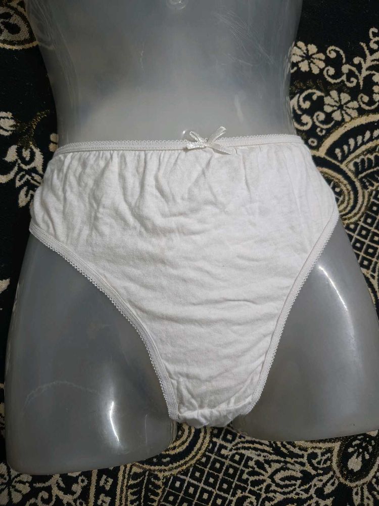 Comfortable White Cotton Briefs