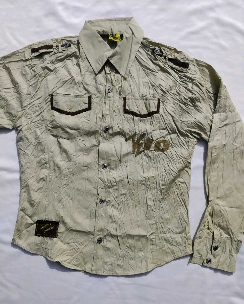 Stylist Wrinkled Shirt