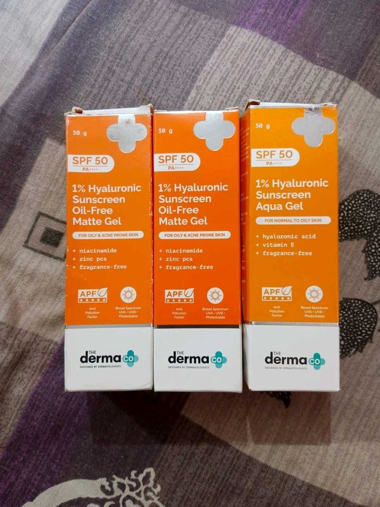 The Derma Co. Sunscreen Lot