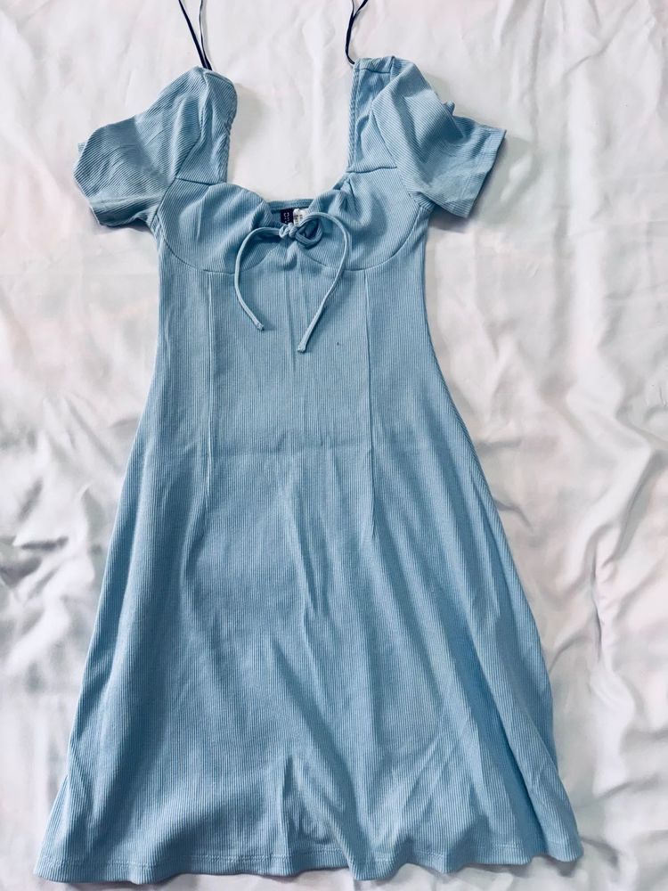 Light Blue Mini Dress