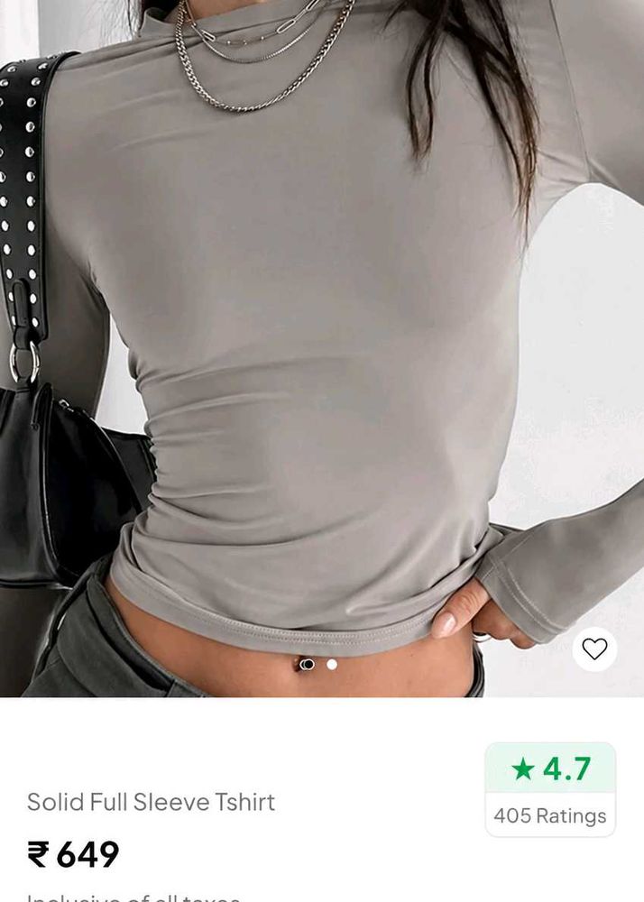 Solid Full Sleeve NEWME T-Shirt