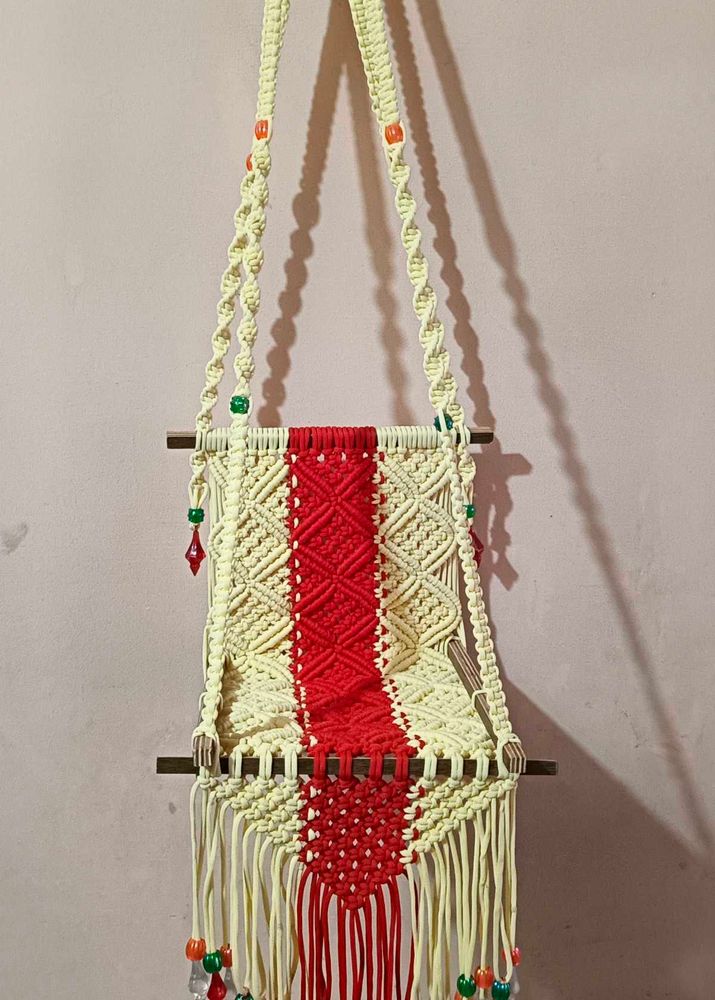 Macrame Jhoola For Laddu Gopal And Soft Toy