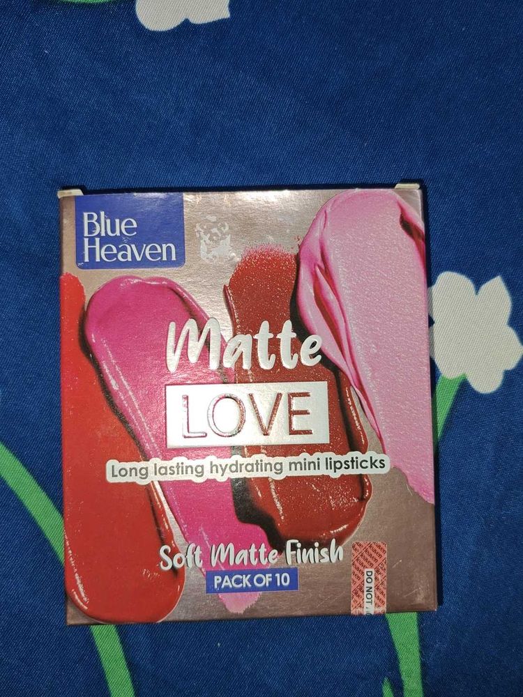 Blue Heaven Matte Love Lipsticks