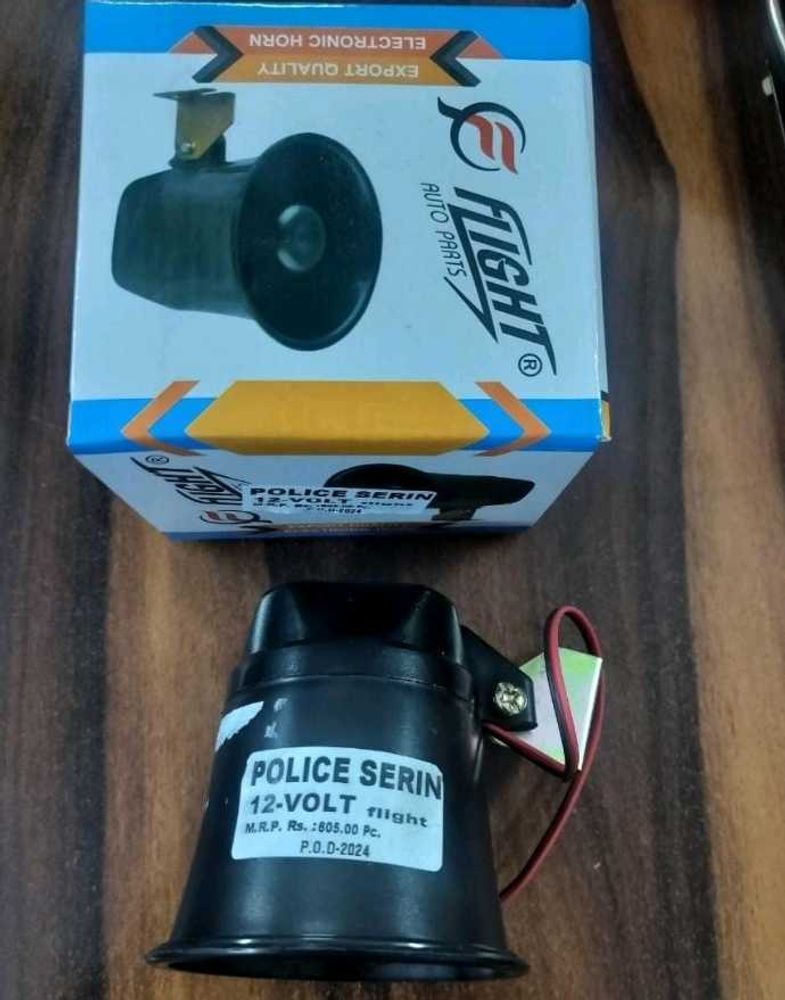 Flight 12-Volt Police Siren