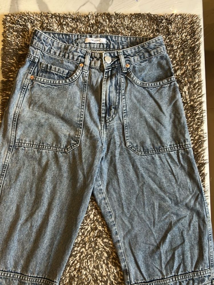 Stylish Acid Wash Denim Jeans