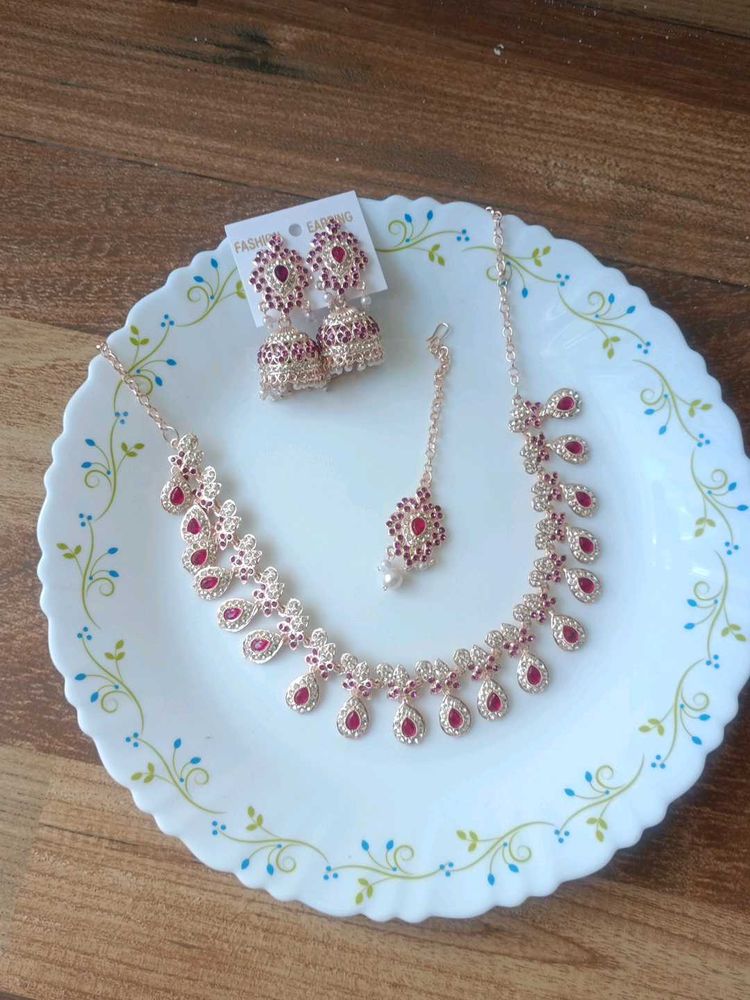 Indian Jewelry Set with Earrings