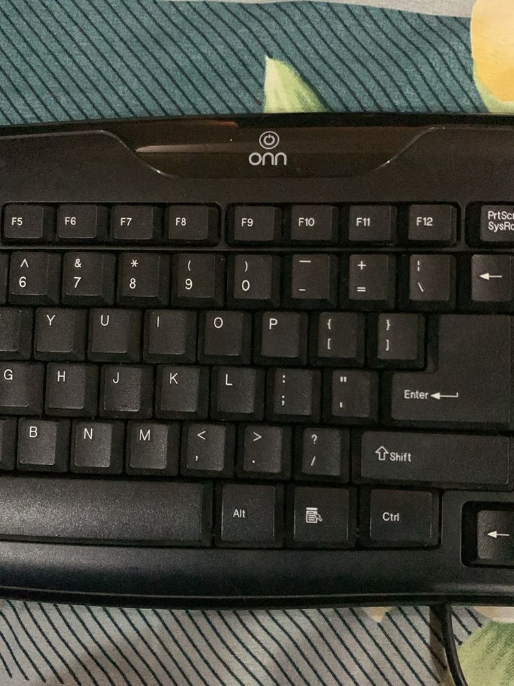 Onn Ona11ho089 Usb Wired Keyboard Black