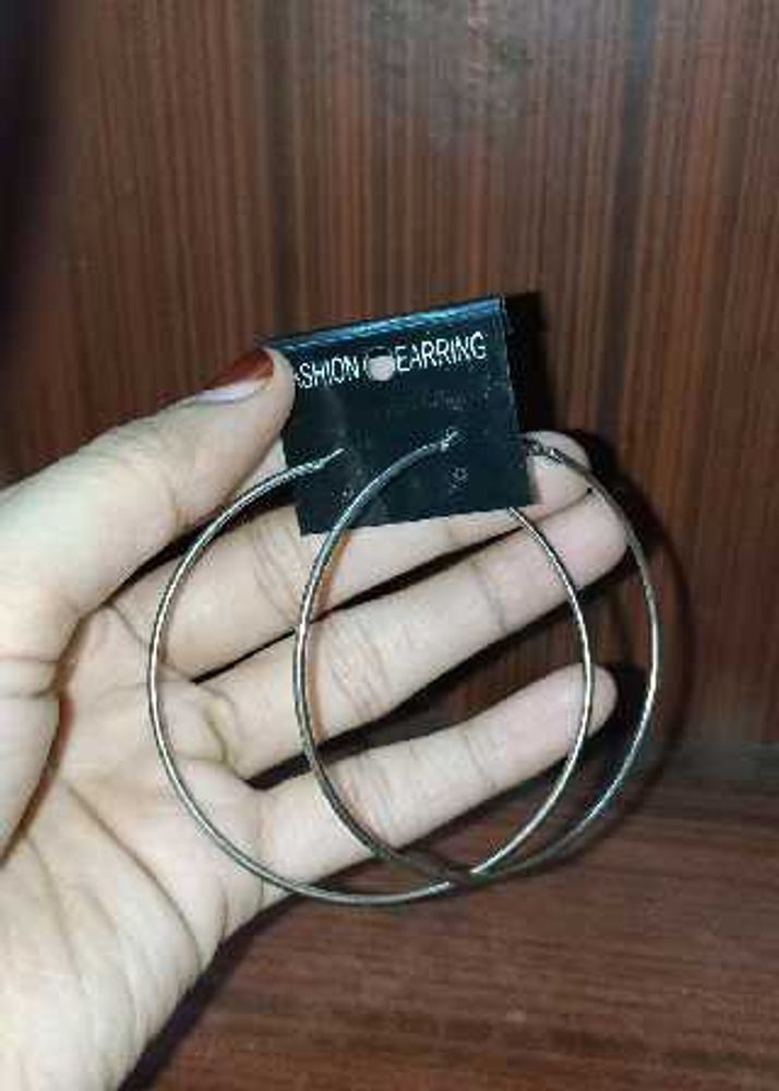 Silver Hoop Earrings