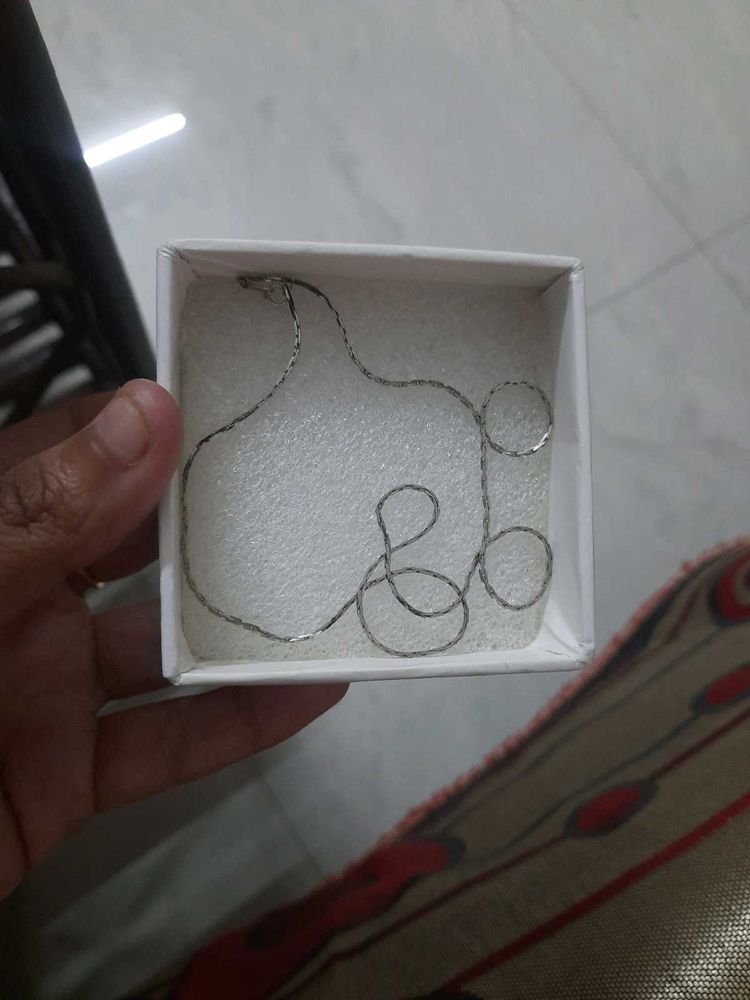 Elegant Silver Chain Necklace