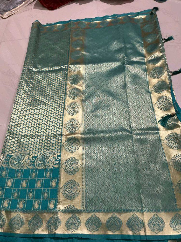 Festive Banarsi Silk Saari