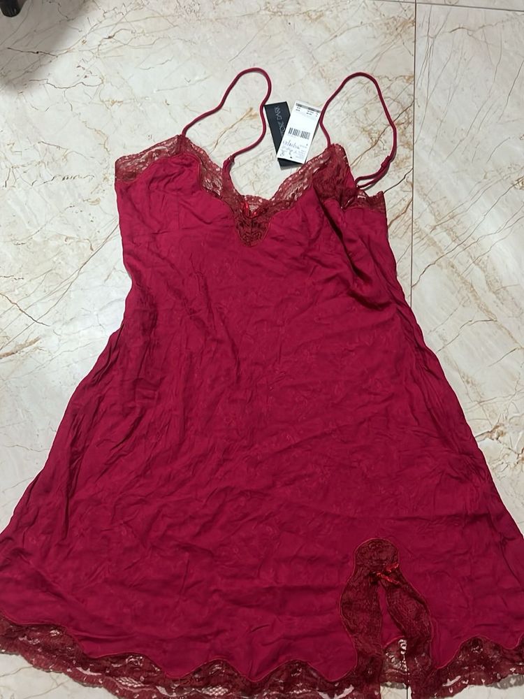 red dress