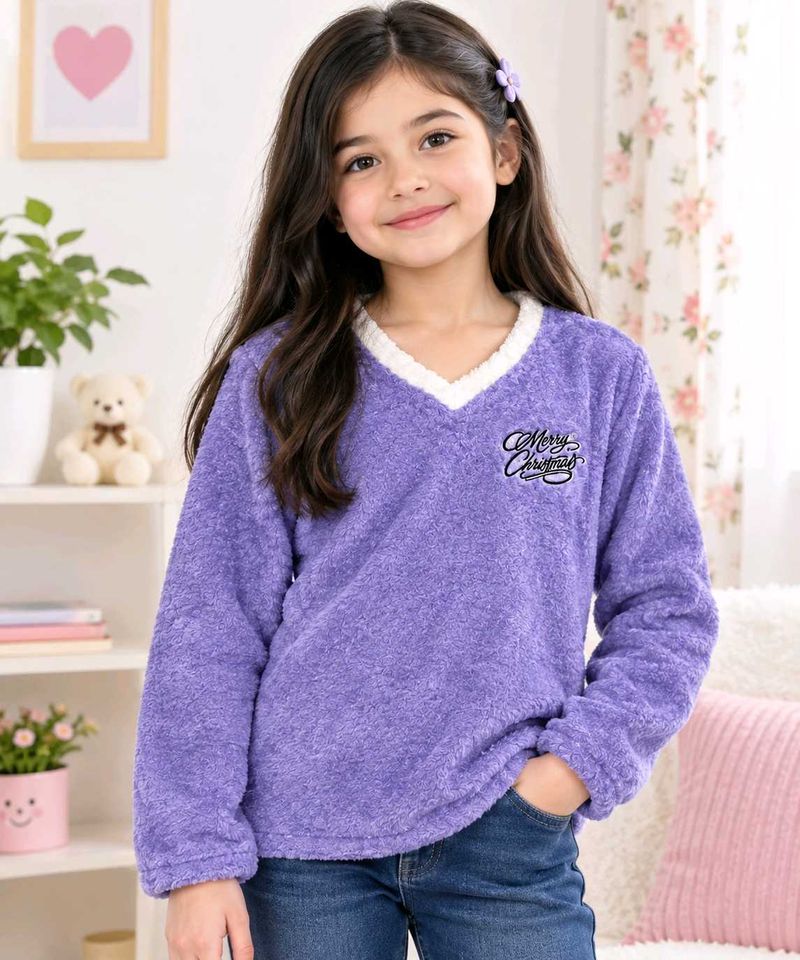 Cozy Merry Christmas Fleece Top