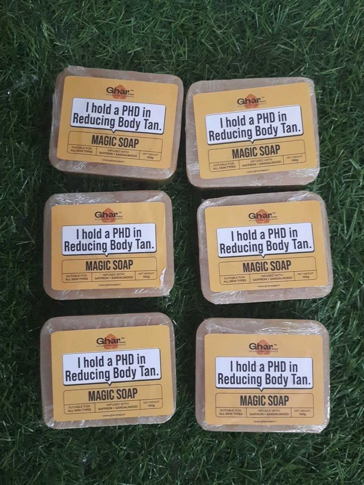 💥 💯% original ghar soap 100g×6