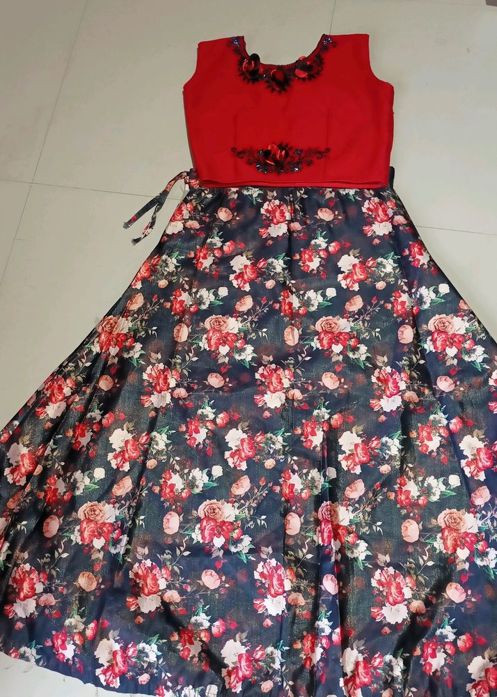 Beautiful Lehnga And Crop Top