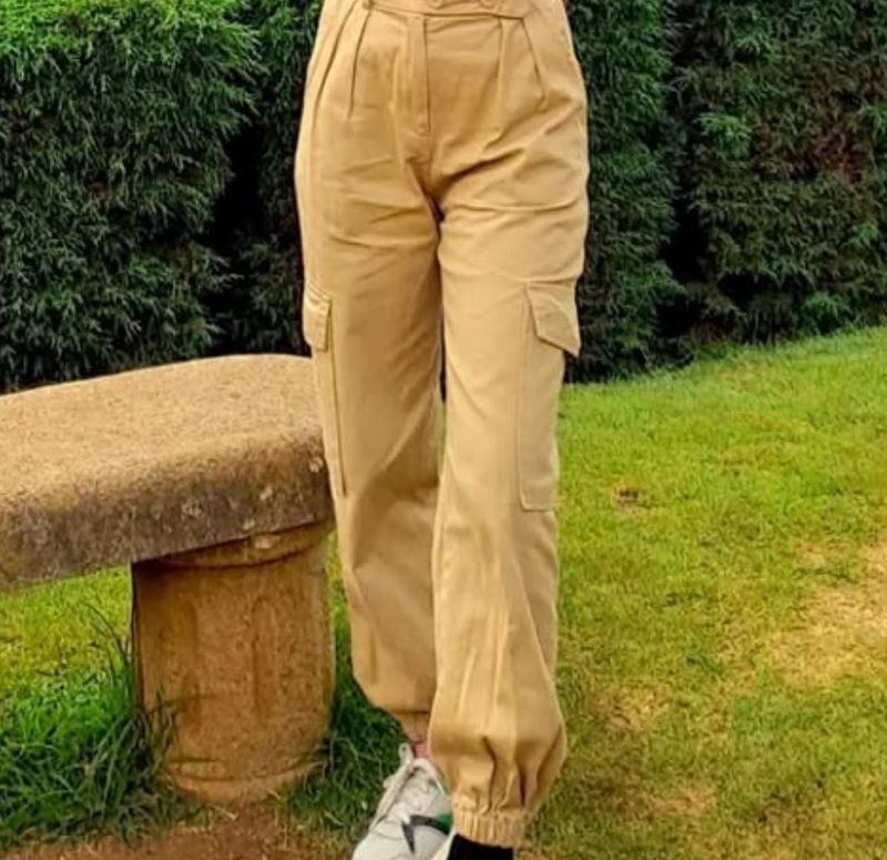 Imported Khaki Cargo Pants