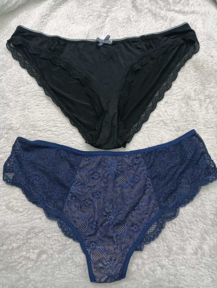 Lace Trimmed💙big size Panty Set
