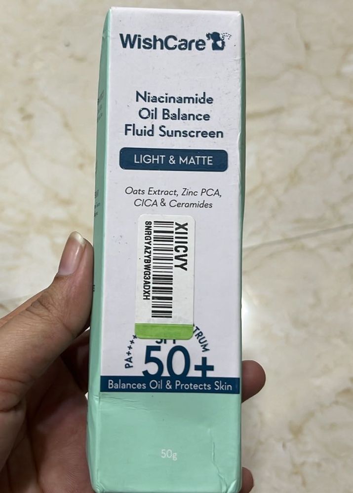 WishCare Niacinamide Sunscreen SPF 50+