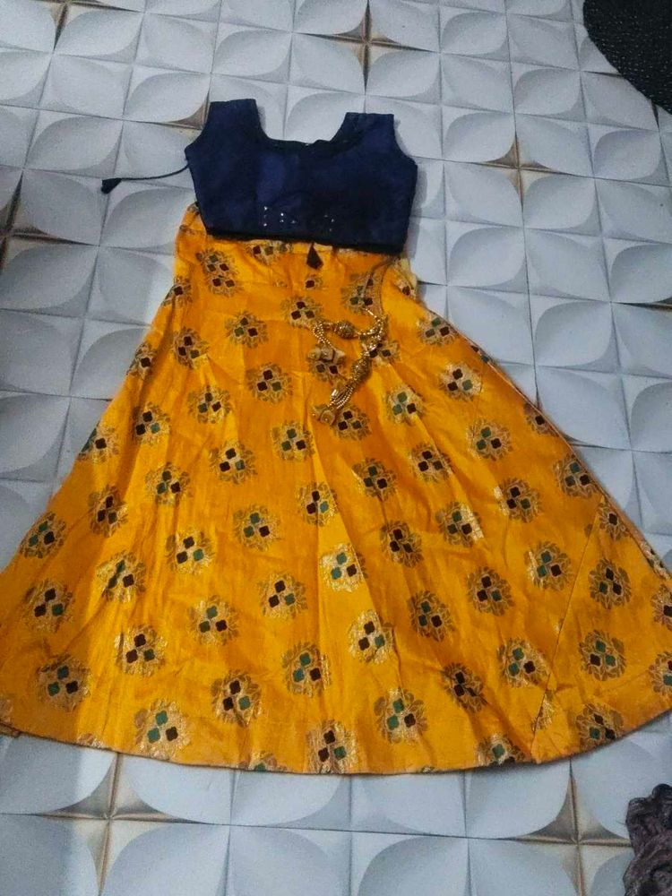 Yellow Lehenga Choli Set
