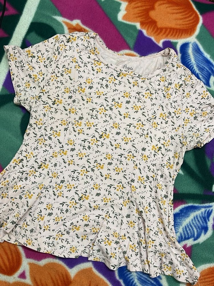 Floral Print Top